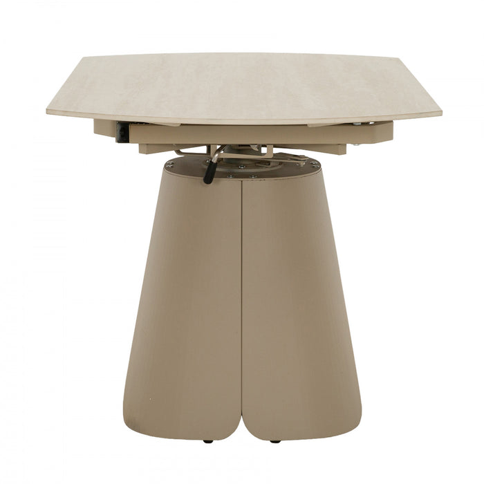 Table de salle a manger ronde extensible Solene de 32 a 52 po (4 places)