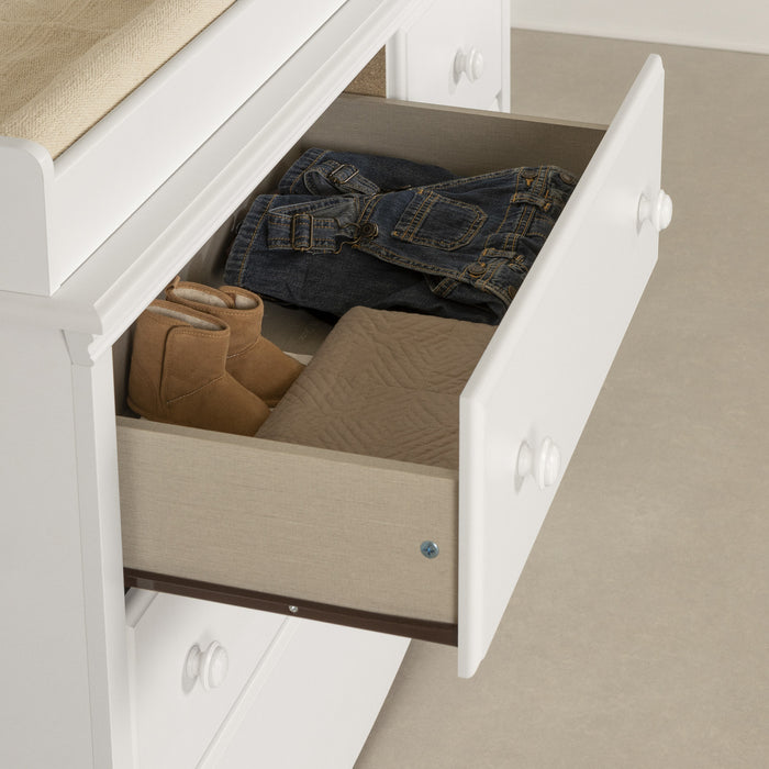 Angel Table A Langer Avec Pourtour Amovible - Blanc Solide