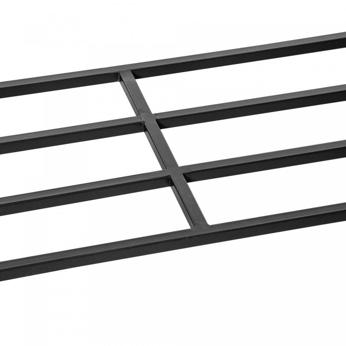 Outsunny Support De Fleurs Sureleve En Rotin Avec Etagere De Rangement Noir