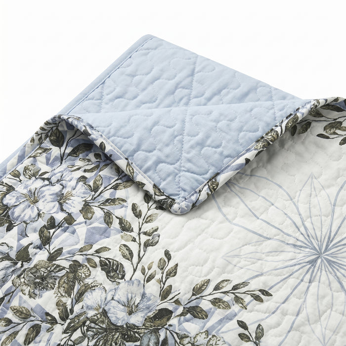 Ensemble de Courtepointe Reversible 3 Pieces Tres Grand Lit 