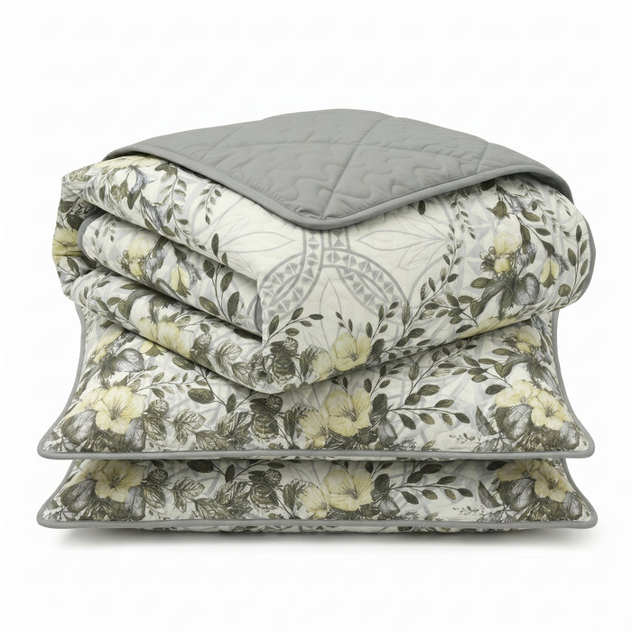 Ensemble de Courtepointe Reversible 3 Pieces Tres Grand Lit