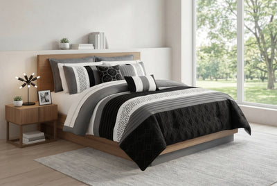 Maddox 7-Piece Queen Comforter Set | Ensemble Douillette Maddox 7 Morceaux pour Grand Lit