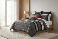  Ensemble Douillette Zumi 7 Morceaux pour Grand Lit (Queen)