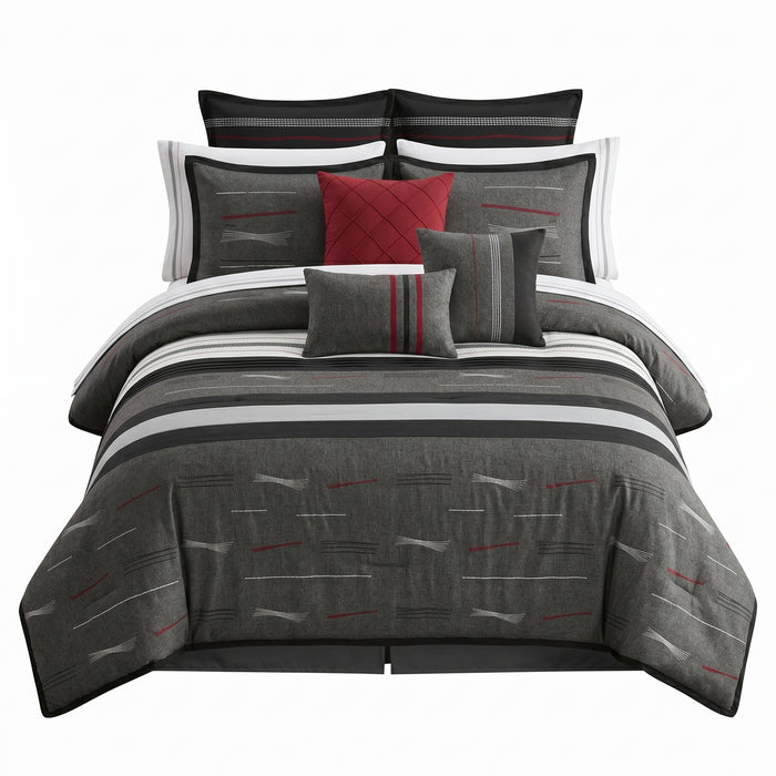 Ensemble Douillette Zumi 7 Morceaux pour Grand Lit (Queen)