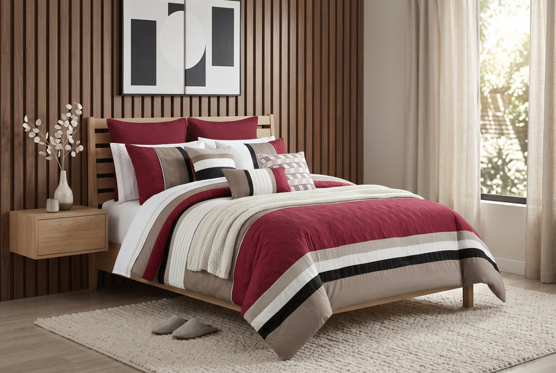 Ensemble Douillette Madison 7 Morceaux pour Grand Lit