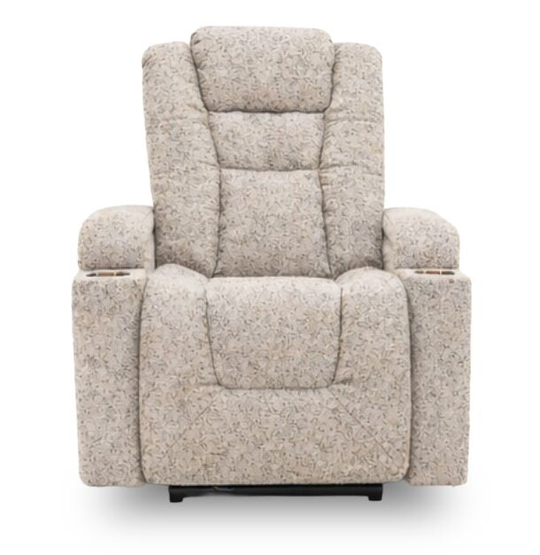 Fauteuil à inclinaison électrique Riley de 35,4 po en tissu apparen ...