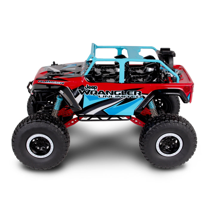 Véhicule 4x4 télécommandé Jeep Wrangler Unlimited de NKOK 1:10