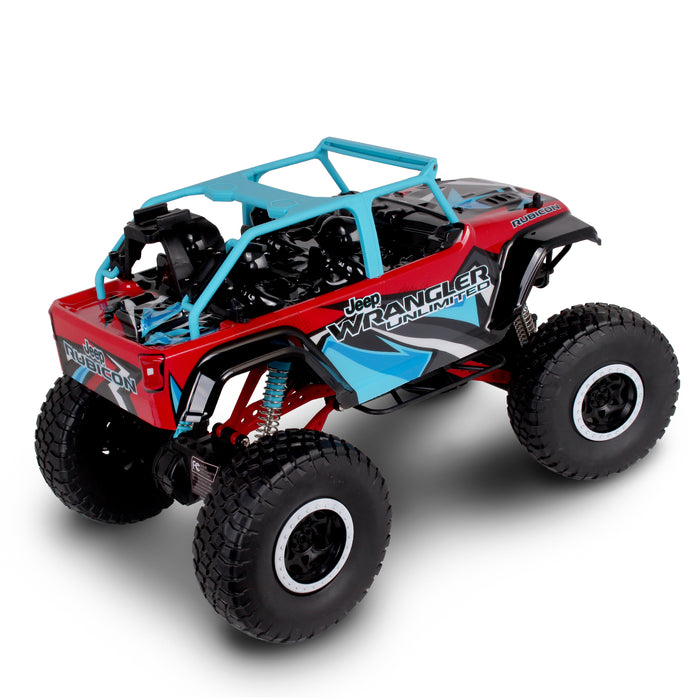 Véhicule 4x4 télécommandé Jeep Wrangler Unlimited de NKOK 1:10
