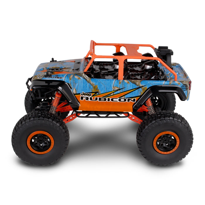 Véhicule 4x4 télécommandé Jeep Wrangler Unlimited Realtree de NKOK 1:10