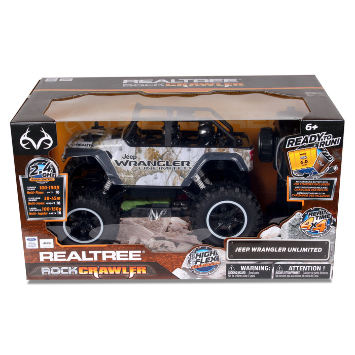 Véhicule télécommandé Jeep Wrangler Unlimited Realtree de NKOK 1:14