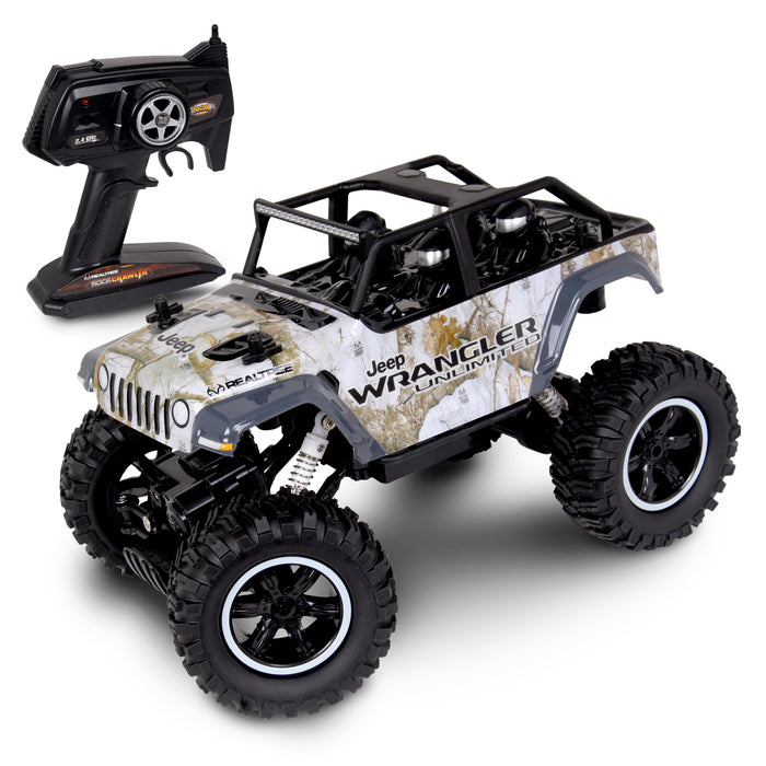 Véhicule télécommandé Jeep Wrangler Unlimited Realtree de NKOK 1:14