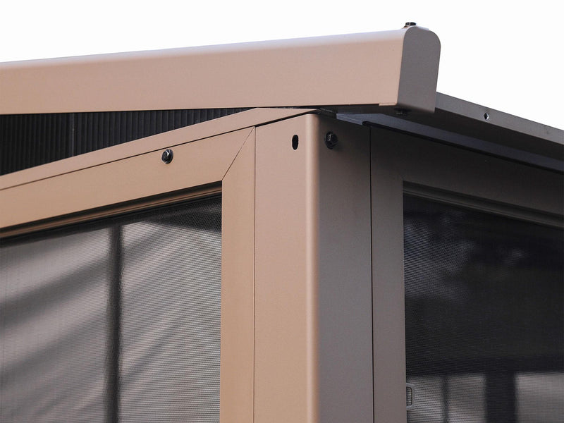 Gazebo Penguin Florence - Solarium mural 8x12 Toit d'acier