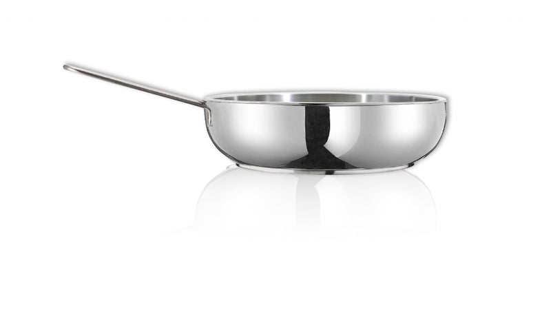 Arimi Luna Batterie De Cuisine Italienne En Acier Inoxydable 12 Pieces - Couvercle En Verre