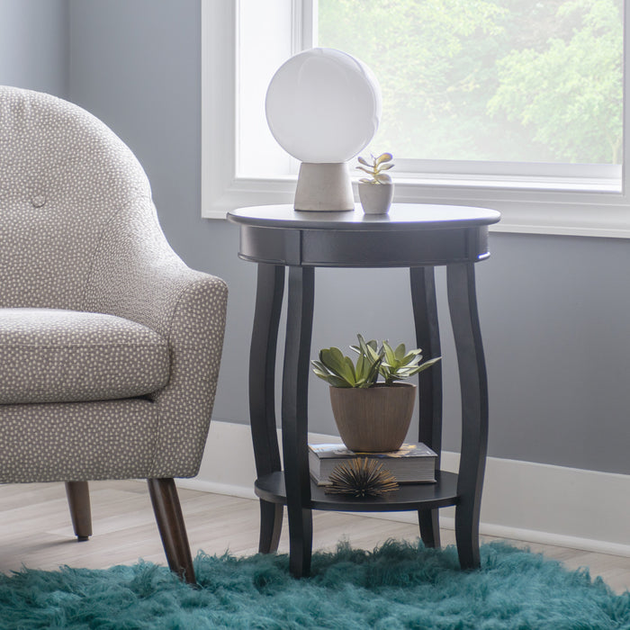 Table de fauteuil Rainbow - noire