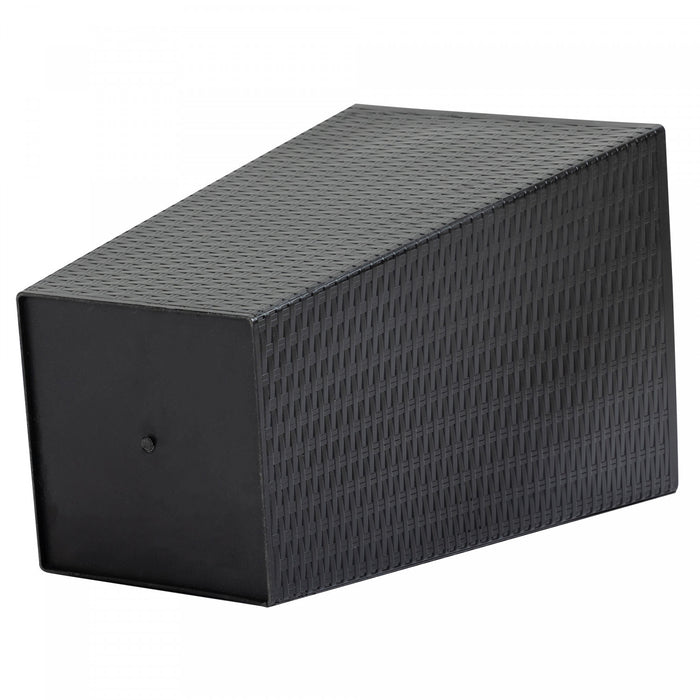 Outsunny Lot De 3 Pots De Fleurs Hauts Pour Porte D'entree, Entree, Patio Et Terrasse, Noir