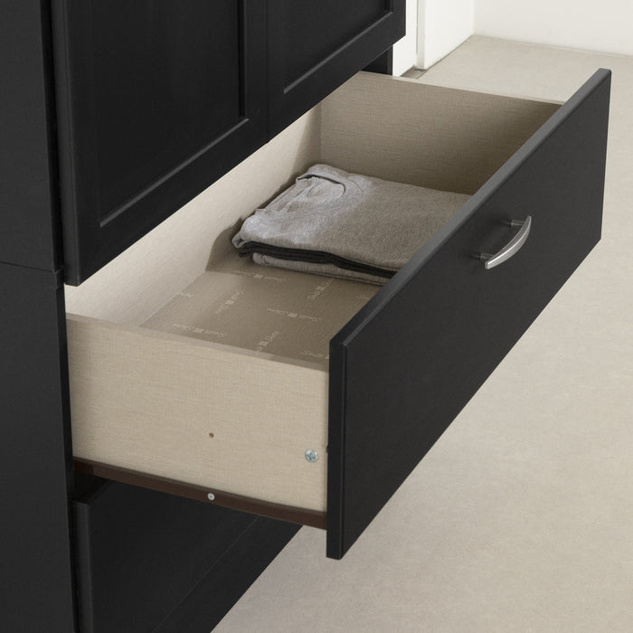 Acapella Armoire penderie Noir solide, de Meubles South Shore