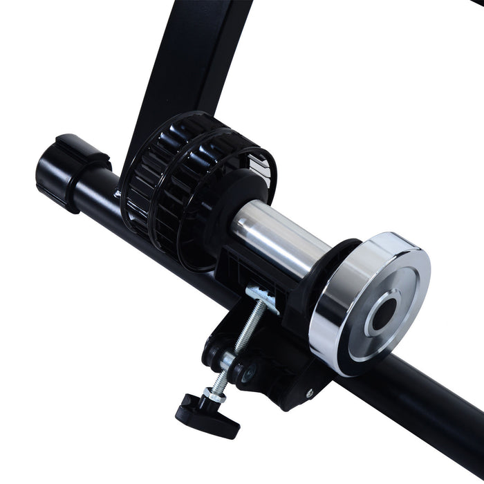 Soozier Velo D'interieur Velo D'exercice Trainer Support Stationnaire Ventilateur Pliant Turbo (noir)