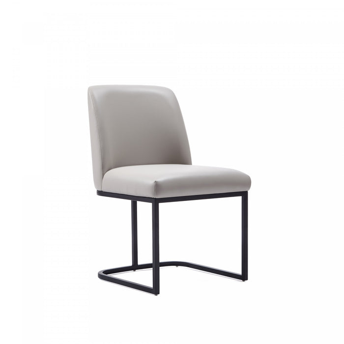Ensemble de salle a manger moderne Serena 8 pieces en gris clair