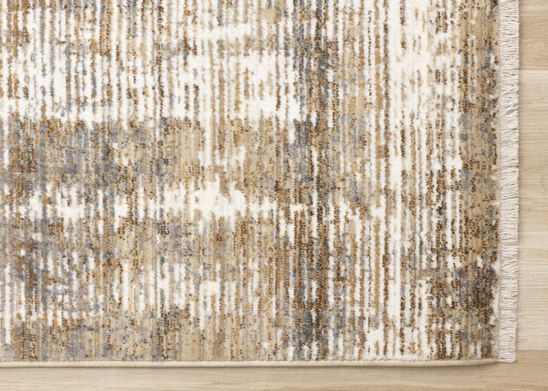 Tapis Sydney brun creme gris vieilli, 7'10\" x 10'2\"
