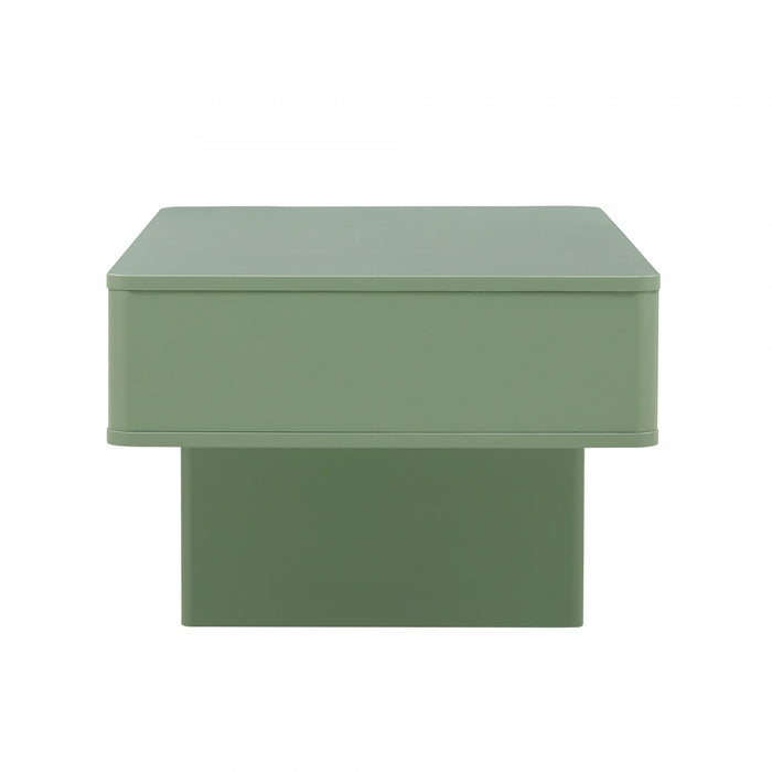 Table basse Ella Modern 47\" en vert sauge