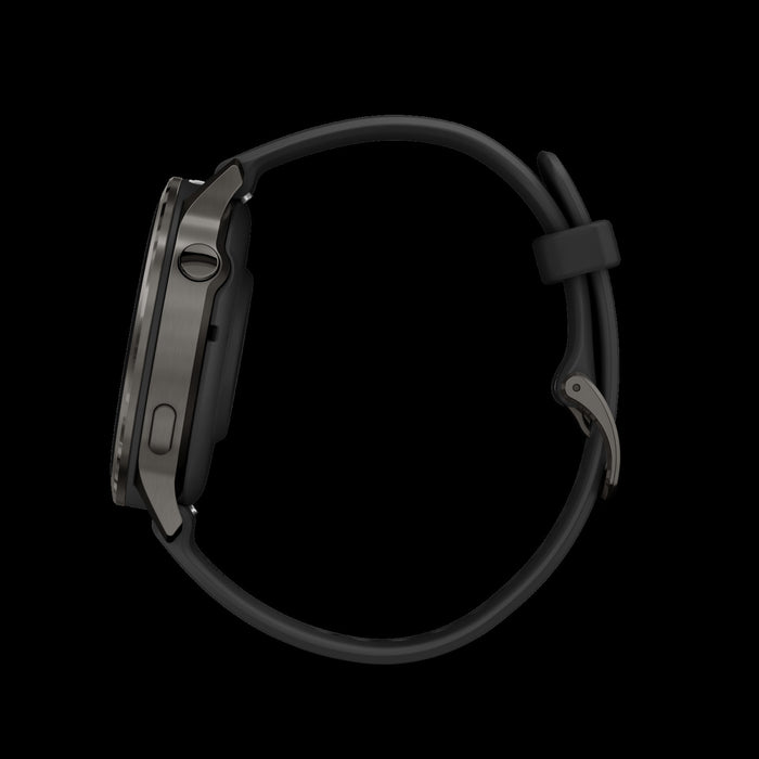 Montre connectee Garmin Venu 4 41mm Slate Black GPS - Vetements d'entrainement, frequence cardiaque, suivi du stress, suggestions d'entrainement, preparation a l'entrainement, sessions mixtes