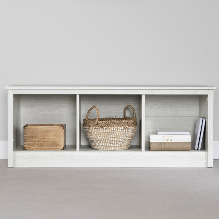 Banc de rangement Toza pour vestibule - pin blanc