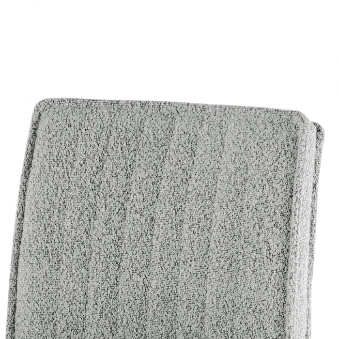 Tabouret de bar Marielle rembourre gris (ens. de 2)