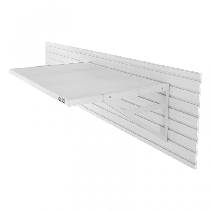 Tablette de rangement suspendue GearLoftMC Max de Gladiator - blanc martelé