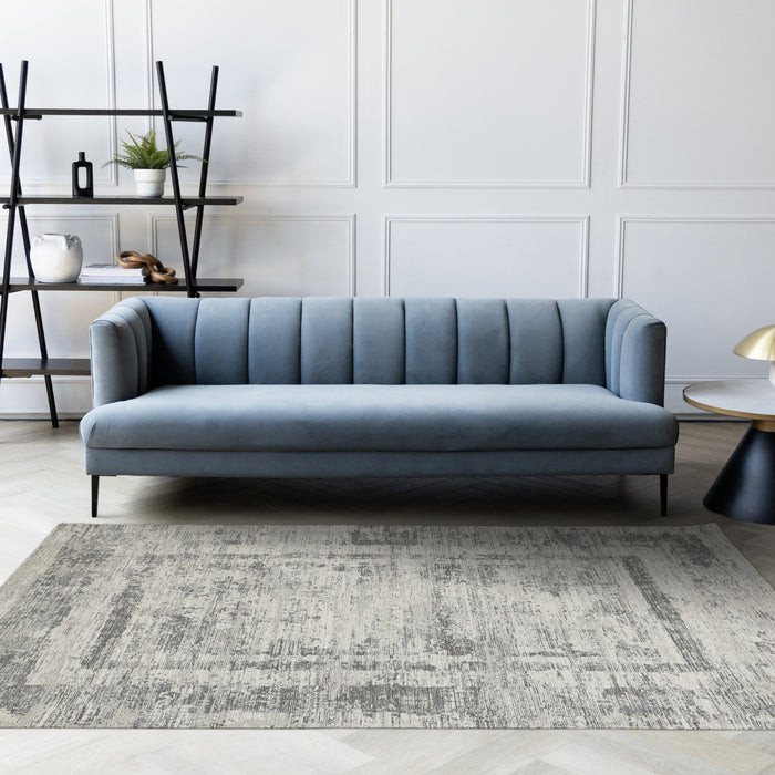 Tapis Kylie bordures gris delave, 7'10\" x 10'10\"
