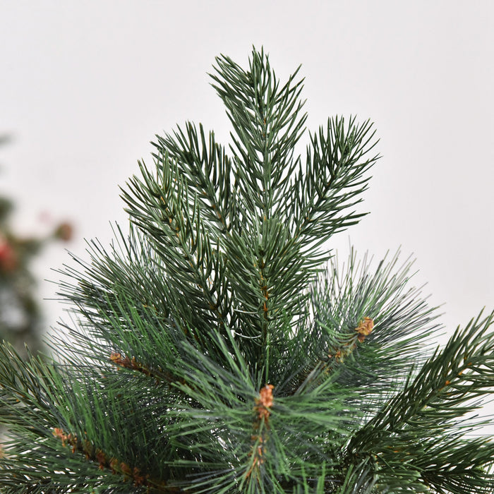Homcom Arbre De Noel Artificiel De 5 Pieds Avec 343 Branches