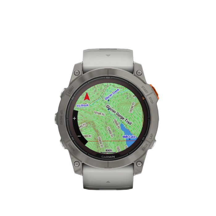 Garmin Fenix® 7x Pro Gps Smartwatch - Suivi De La Sante Avec Chargement Solaire, 51 Mm - Titane