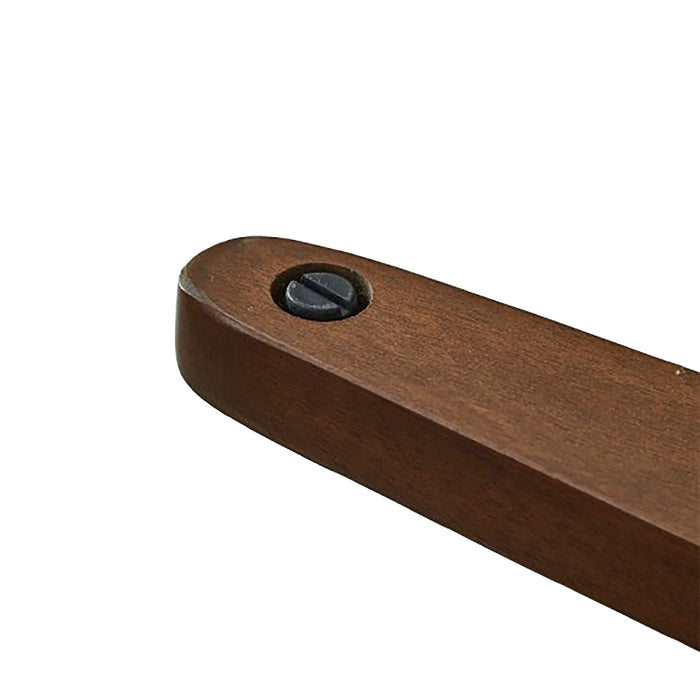 Table D’appoint Logan Au Design En Z Peu Encombrant En Bois D’hévéa -  Fini Noyer