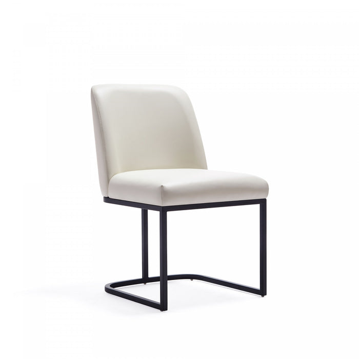 Ensemble de salle a manger moderne Serena 6 pieces en ivoire