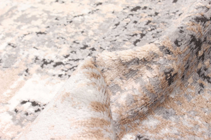 Tapis Contemporain/Moderne Bronte 8'0\" x 10'0\" en Taupe