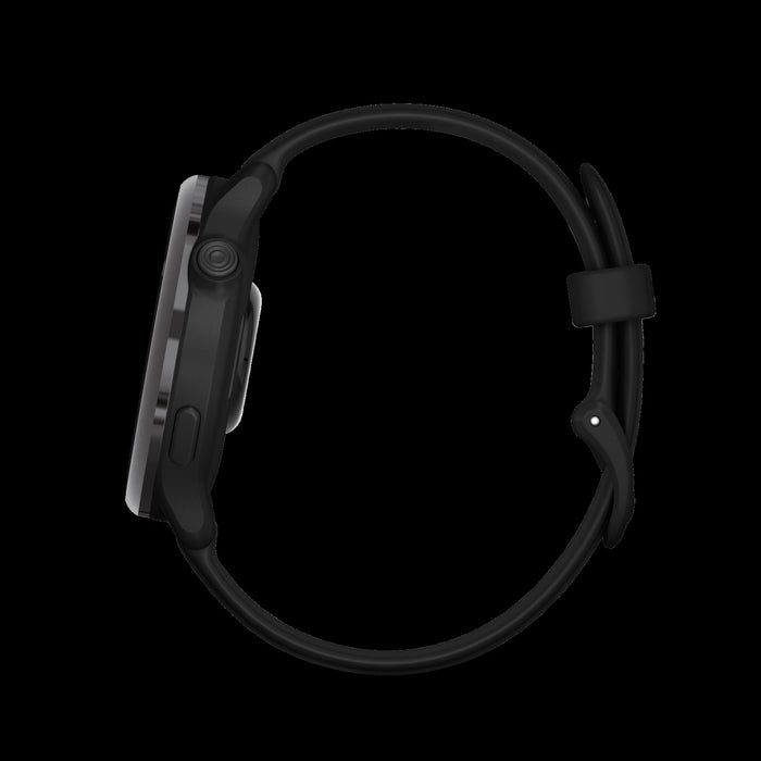 Montre intelligente Garmin Vivoactive 6 Slate Black - Suivi de bien-etre, surveillance de la batterie corporelle, coach de sommeil, applications sportives, Garmin Pay, stockage de musique