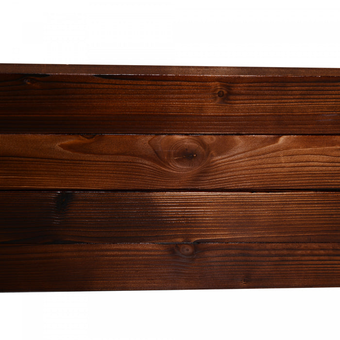 Outsunny Carre Potager De Jardin Jardiniere Parterre De Fleurs Legumes Fruits Bois De Sapin Carbonise