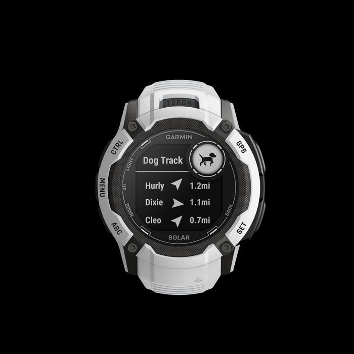 Garmin Instinct® 2x Solar Gps Montre Intelligente - Suivi De La Sante Et De La Condition Physique Avec Gnss Multi-bande - Pierre Blanche