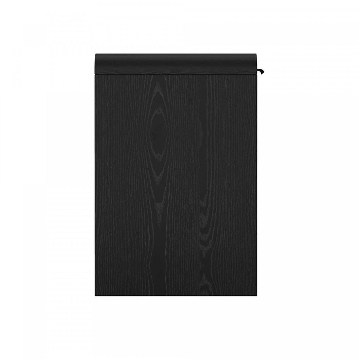 Bureau moderne Grace 54\" en noir (2 tiroirs)