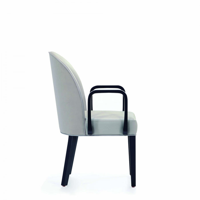 Ensemble de 6 chaises de salle a manger Hillman Modern en gris clair