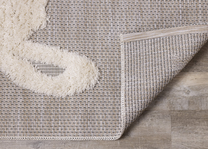 Carpette à motif lama pour enfants - 5 pi 3 po x 7 pi 7 po
