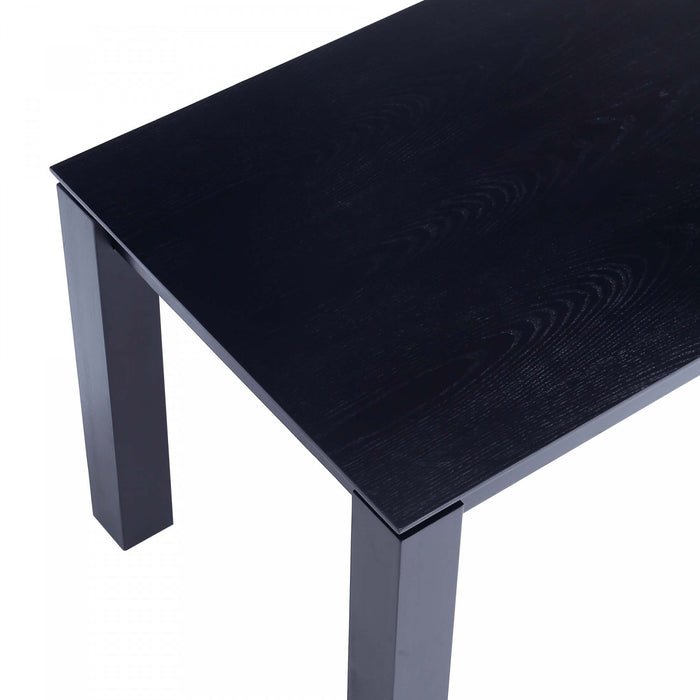 Ensemble de salle a manger moderne industriel chic Paragon et Rockaway 7 pieces en noir et gris