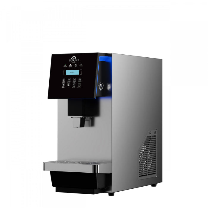 Fresco machine a glacons et distributeur de comptoir de 14 pouces, acier inoxydable - FIMFS7390-14