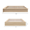 James Platform Bed Queen Bed | Lit Plateforme James