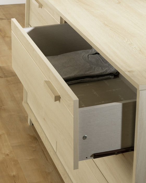 Noah Commode 6 tiroirs Chêne blanchi, de Meubles South Shore