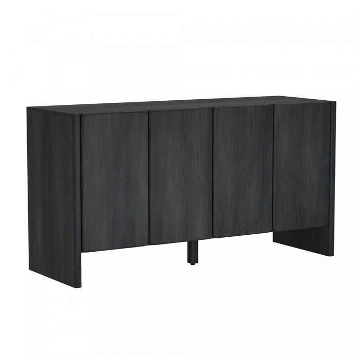 Buffet moderne Linda 60\" en gris charbon