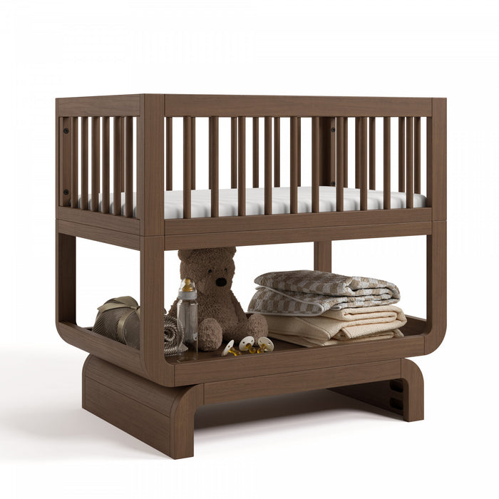 Storkcraft Santorini Berceau convertible 3-en-1 de luxe - Noisette