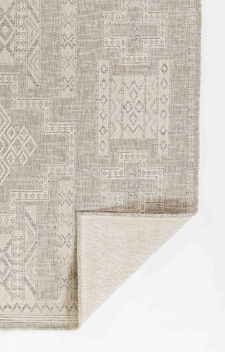 Tapis Transitionnel Nyra 5'3\" x 7'0\" en Gris