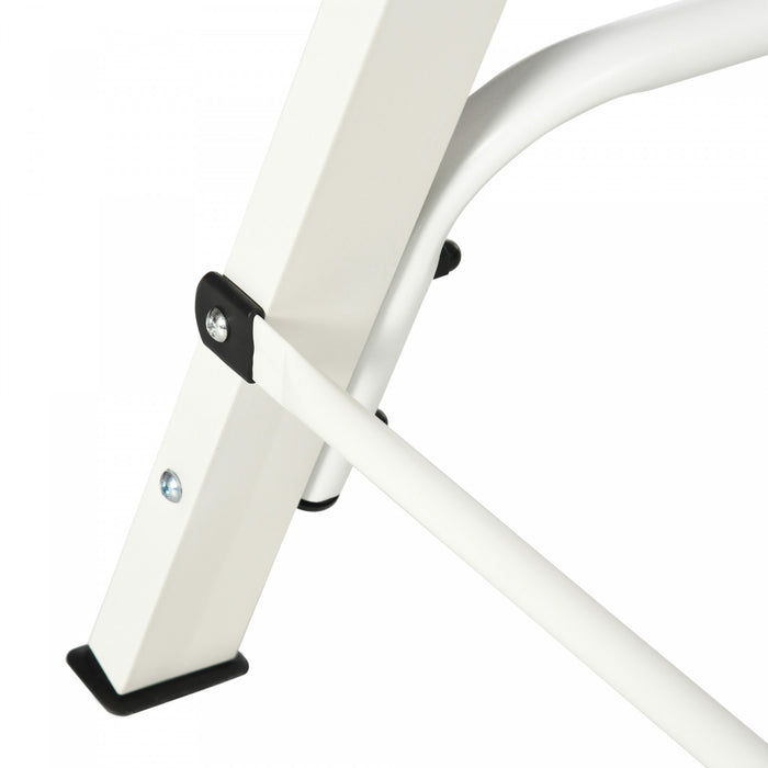 Outsunny Support De Balancoire, Capacite De Poids De 528 Lb, Blanc