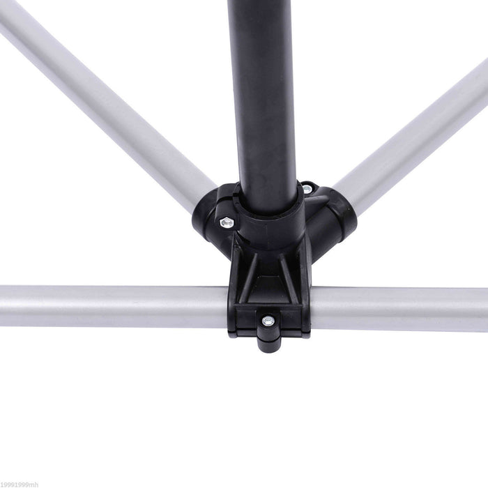 Homcom Pied D'atelier Velo Reparation Support Pied De Montage Pivotant 360Ḟ Hauteur Reglable Argent