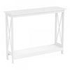 Console de 40 po avec 1 tablette - blanche